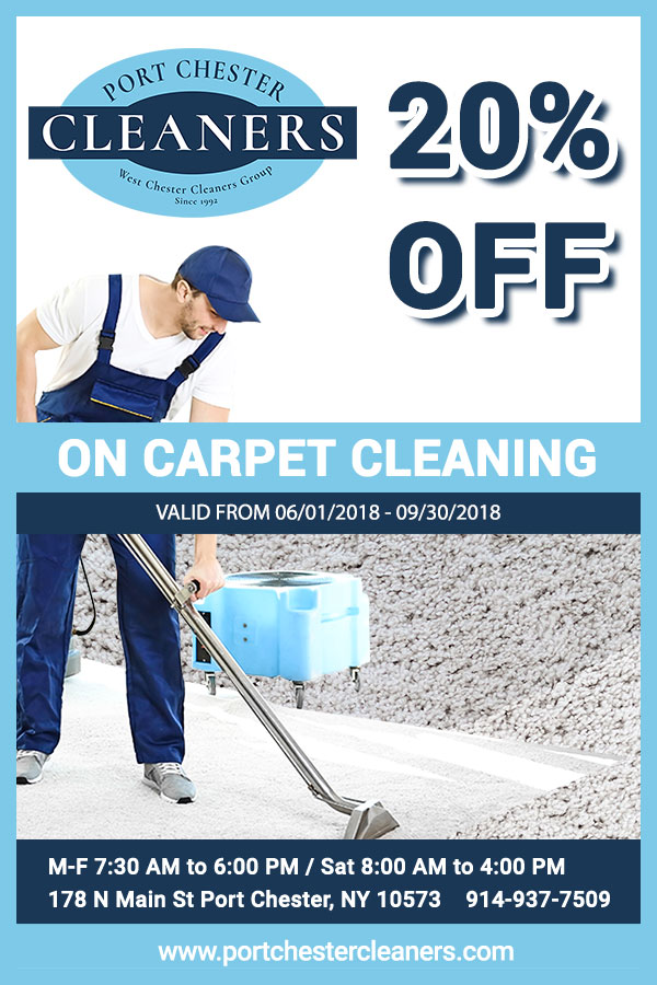 Carpet Cleaning 20 OFF Port Chester Dry Cleaners
